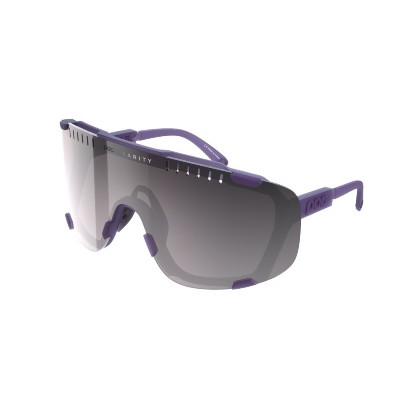 Cyklistické brýle POC Devour Sapphire Purple Translucent OS fialové/hnedé