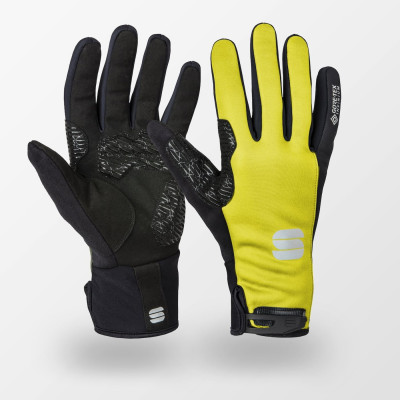 Zimní cyklistické rukavice Sportful WS Essential 2 žluté/černé