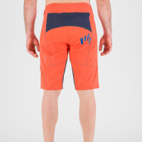 Oranžové/tmavomodré nohavice outdoorové pánske Karpos BALLISTIC EVO