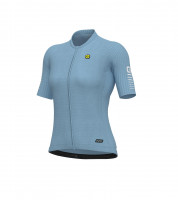 Letní cyklistický dámský dres Ale Cycling R-EV1 Silver Cooling Lady modrý
