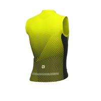 Letný cyklistický dres pánsky Alé Cycling Modular PR-E žltý back3d
