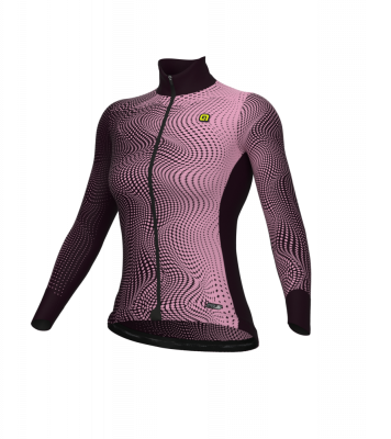 Zimní dámský cyklistický dres Alé Cycling PR-S Circus růžový