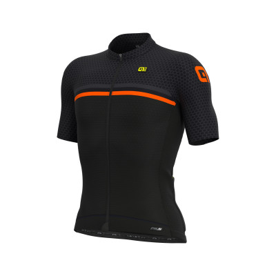 Letní cyklistický dres pánský dres ALÉ PRS BRIDGE černý