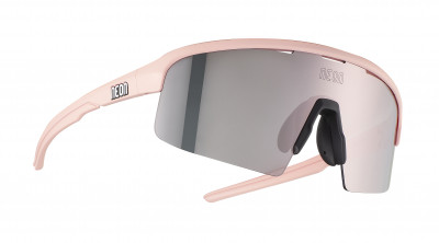 Cyklistické brýle Neon Arrow 2.0 Small růžové + Pevné pouzdro, Mirror Light Pink cat 3