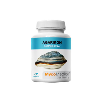 Vitální houby Agarikon MycoMedica v optimální koncentraci 30% 90 kapslí