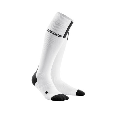 Běžecké kompresní ponožky pánské CEP 3.0 bílé