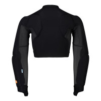 Juniorská chráničová bunda POC VPD Air Comp Jacket Jr Uranium Black čierna