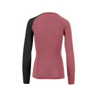 Karpos Dinamico Merino 130 damsky dres s dlhym rukavom ruzovy zozadu 