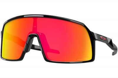 Cyklistické brýle Oakley Sutro S polished Black Prizm Ruby černé/oranžové