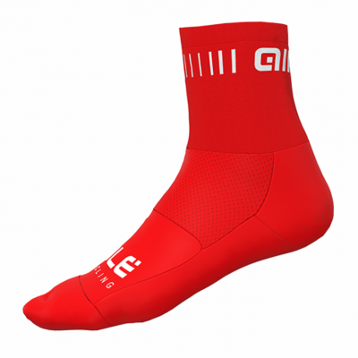 Letní cyklistické ponožky Alé Strada Q-Skin Socks červené