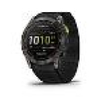 Enduro 2, Sapphire Solar, Carbon Gray DLC Titanium. Black UltraFit Nylon strap_alt607467