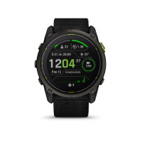 Enduro 3, Sapphire Solar, Carbon Gray DLC Titanium, Black UltraFit Nylon band_alt961647