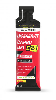 Energetický gel Enervit Carbo Gel C2:1 se sodíkem citron