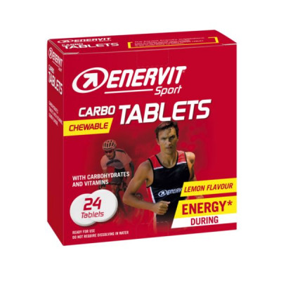 Energetické tablety Enervit Carbo Tablets citron 24 tablet