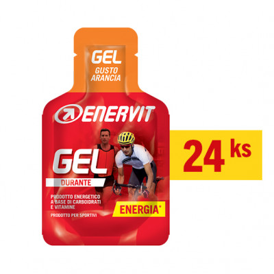 ENERVIT Gel - krabička 24 ks - pomaranč