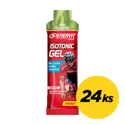 ENERVIT Isotonic Gel - krabička 24 ks - jablko