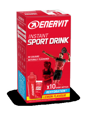 Rozpustný prášek Enervit Sport Drink 10x 16 g citron