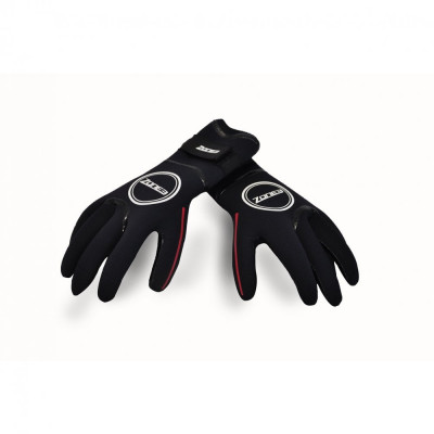 Neoprenové plavecké rukavice Zone 3 Heat-Tech černé