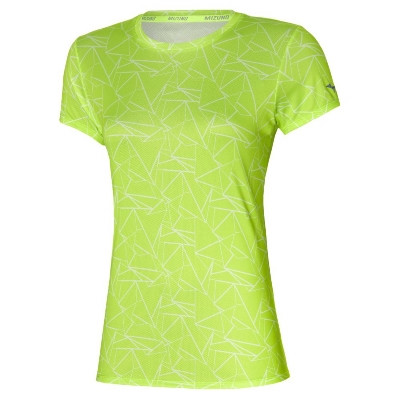 Běžecké tričko dámské Mizuno Core Graphic Tee zelené