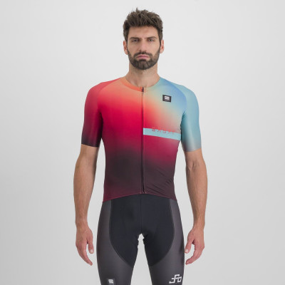 Letní pánský cyklistický dres Sportful Peter Sagan Line Bomber vínový