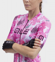 Letní cyklistický dámský dres Alé Cycling PR-R Amazzonia růžový
