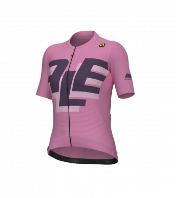 Letní cyklistický dres Alé Cycling dámský PR-E Sauvage růžový
