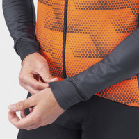 Zimná cyklistická bunda pánska Ale Cycling SOLID Sharp čierna/oranžová
