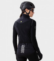 Zimná vetru a vode odolná cyklistická vesta dámska Alé Cycling Gilet Donna K-Smart čierna
