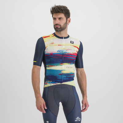 Letní pánský cyklistický dres Sportful Peter Sagan Line galaxy modrý