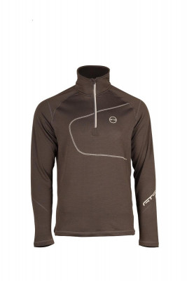 GTS 200432M - pánské funkční triko s dlouhým rukávem, 1/2 zip - Anthra