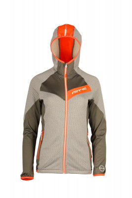 GTS 301532L - dámská waffle fleece mikina s kapucí - Grey XL