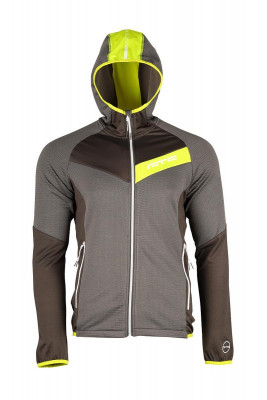 GTS 301532M - pánská waffle fleece mikina s kapucí - Anthra
