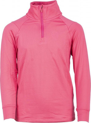 GTS213022K - dětské triko s dlouhým rukávem, 1/2 zip, Fuchsia 116