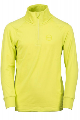 GTS213022K - dětské triko s dlouhým rukávem, 1/2 zip, Lime