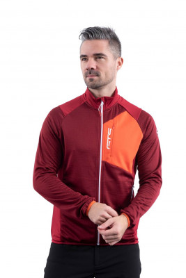 GTS301722 - Pánská mikina waffle fleece, Bordo XXL