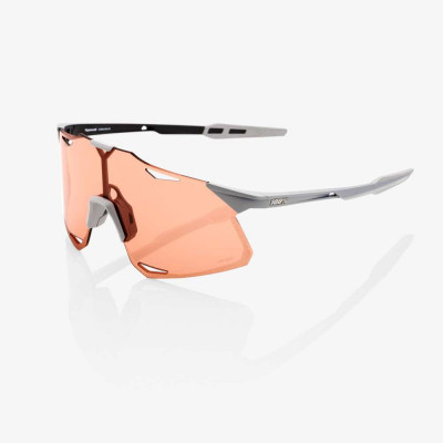 Cyklistické brýle 100% Hypercraft - Matte Stone Grey - HiPER Coral Lens