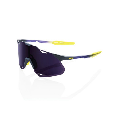 Cyklistické brýle 100% HYPERCRAFT XS - Matte Metallic Digital Brights - Dark Purple Lens