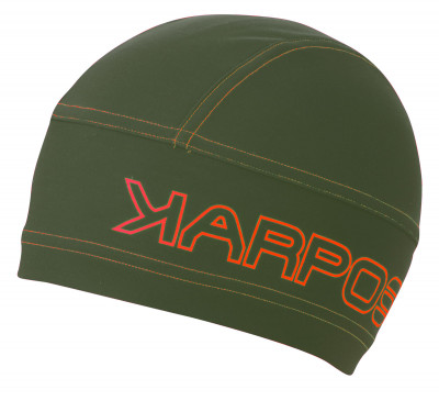 Zimní outdoorová čepice Karpos Alagna zelená/oranžová