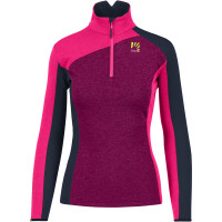 Karpos FEDERA HALF-ZIP dámska flíska Boysenberry/Pink/Vulcan