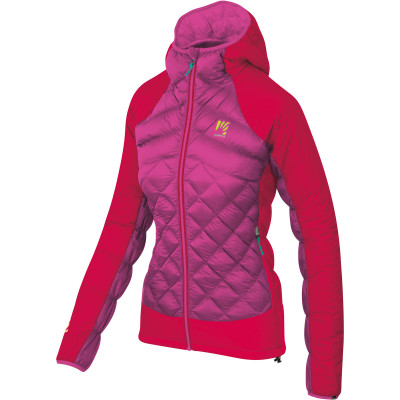 Zimní outdoorová bunda s kapucí dámská Karpos LASTEI ACTIVE PLUS růžová/fialová