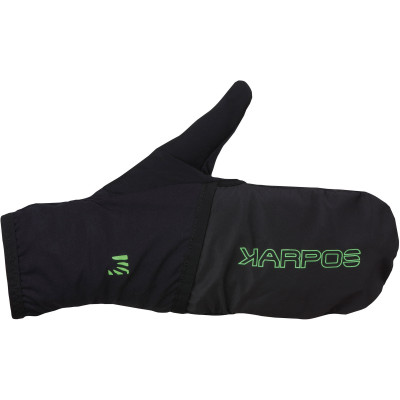 Outdoorové rukavice - palčáky Karpos Lavaredo černé/zelené fluo