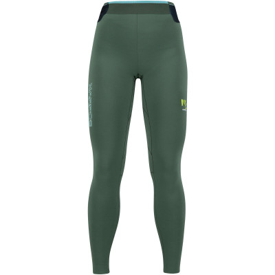 Běžecké elastické kalhoty dámské Karpos Lavaredo Winter tmavě zelené