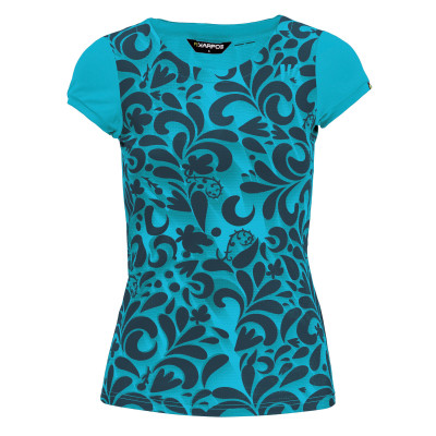 Outdoorové tričko dámské Karpos Loma Print modré