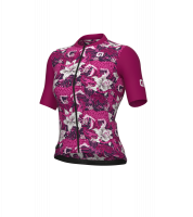 Letní cyklistický dres ALÉ dámský HIBISCUS PR-E_0