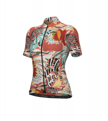 Letní cyklistický dres dámský Alé Cycling Rio PR-E oranžový