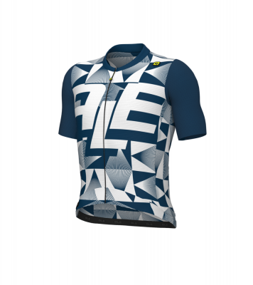 Letní cyklistický dres Alé Cycling Multiverso PR-E pánský černý/bílý