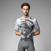 Letní cyklistický dres ALÉ pánský PALM PR-E_8