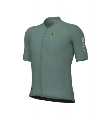 Letní cyklistický dres pánský Alé Cycling Solver Cooling R-EV1 zelený