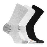 merrell ponožky MEA33524C3B2 GRAYH RECYCLED EVERYDAY CREW (3 packs) gray heather S/M