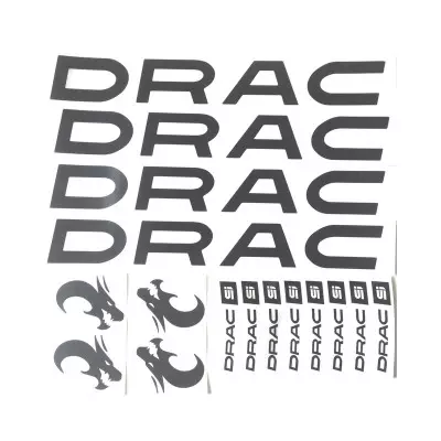 Polep na karbonové ráfky MTB DRAC 29 barva MattBlack